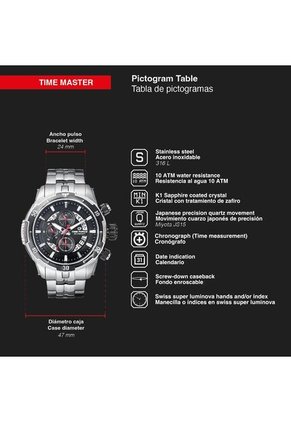 Reloj Time Force Hombre TF5022M-01M