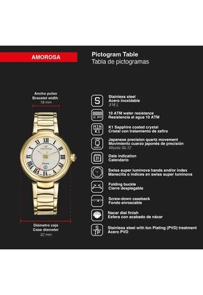 Reloj Time Force Mujer TF5043LG-N02M