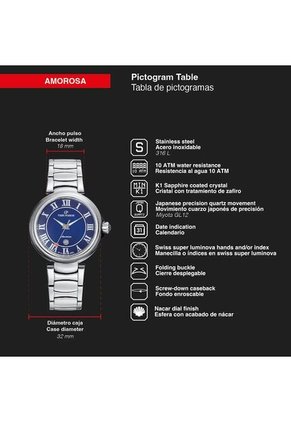 Reloj Time Force Mujer TF5043L-N03M