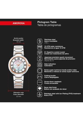 Reloj Time Force Mujer TF5043LAR-N02M