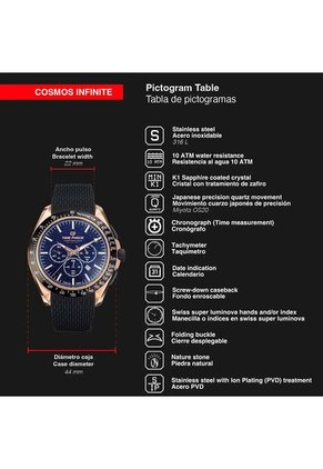 Reloj Time Force Hombre TF5049MRN-03