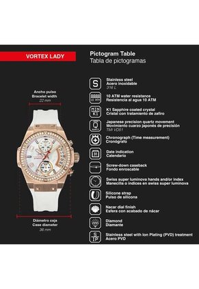 Reloj Time Force Mujer TF5039LRS-N02