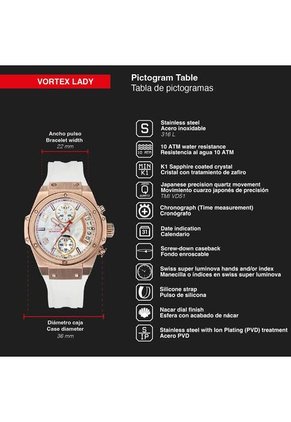 Reloj Time Force Mujer TF5039LR-N02