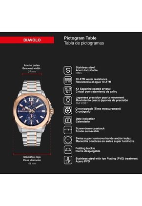 Reloj Time Force Hombre TF5045MAR-03M