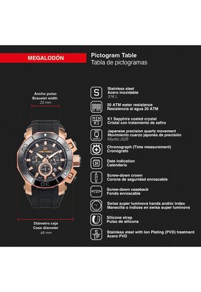 Reloj Time Force TF5019MRN-01 Para Hombre