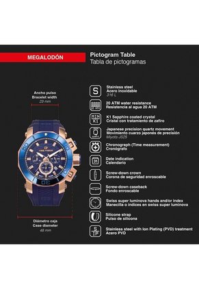 Reloj Time Force TF5019MRB-03 Para Hombre