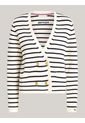 Cárdigan Blanco De Rayas Marineras Tommy Hilfiger de Tommy Hilfiger