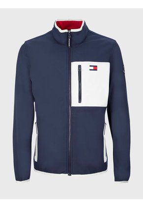 Chaqueta Con Capucha Softshell Hombre Azul Tommy Hilfiger