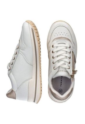 Tenis Deportivas Con Cordones Para Niñas Blanco Tommy Hilfiger