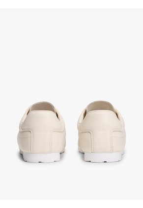 Tenis Beige Tommy Hilfiger Low Profile Runner De Cuero Tommy Hilfiger
