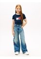 Camiseta Multicolor Ringer Con Logo Ondeante Tommy Hilfiger de Tommy Hilfiger