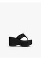 Sandalias Negro Con Plataforma Tipo Cuña Tommy Hilfiger de Tommy Hilfiger