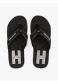 Sandalias Negro Con Monotipo Hilfiger Tommy Hilfiger de Tommy Hilfiger