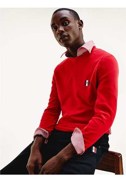 Jerseys Tommy hilfiger Rojo talla L International de en Algodón - 15642893