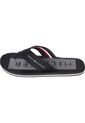 Sandalias Con Logo Bordado Hombre Negro Tommy Hilfiger de Tommy Hilfiger