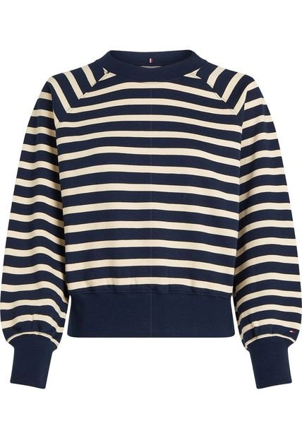 Saco Azul Heritage De Rayas Tommy Hilfiger