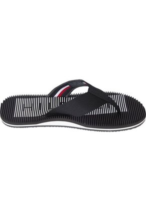 Sandalias Con Logo Bordado Hombre Negro Tommy Hilfiger