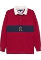 Polo Rojo De Manga Larga Con Escudo TH Tommy Hilfiger de Tommy Hilfiger