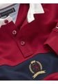 Polo Rojo De Manga Larga Con Escudo TH Tommy Hilfiger de Tommy Hilfiger
