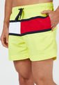 Traje de Baño Amarillo-Blanco-Rojo Tommy Hilfiger de Tommy Hilfiger