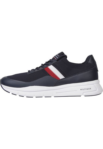 Tenis Ligeras Con Cinta Distintiva Hombre Azul Tommy Hilfiger