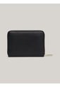 Billetera Negra Chic Mediana Con Cremallera Tommy Hilfiger de Tommy Hilfiger