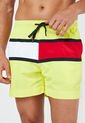 Traje de Baño Amarillo-Blanco-Rojo Tommy Hilfiger de Tommy Hilfiger