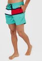 Traje de Baño Verde-Azul-Rojo-Blanco Tommy Hilfiger de Tommy Hilfiger