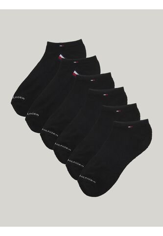 Pack Negro De 6 Medias Tobilleros Tommy Hilfiger Tommy Hilfiger