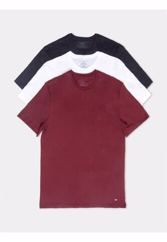 Pack Multicolor De 3 Camisetas De Cuello Redondo Con Logo  Tommy Hilfiger Tommy Hilfiger