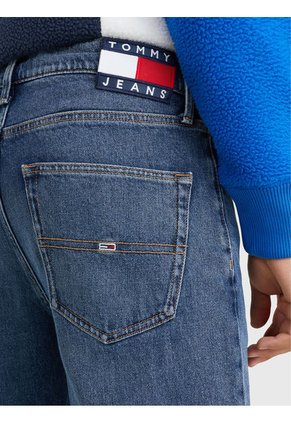 Jeans Dad Ajustados Cónicos Y Desteñidos Hombre Azul Tommy Hilfiger