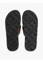 Sandalias Chocolate Con Tiras Acolchadas E Inscripción Tommy Hilfiger de Tommy Hilfiger