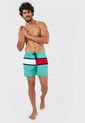 Traje de Baño Verde-Azul-Rojo-Blanco Tommy Hilfiger de Tommy Hilfiger