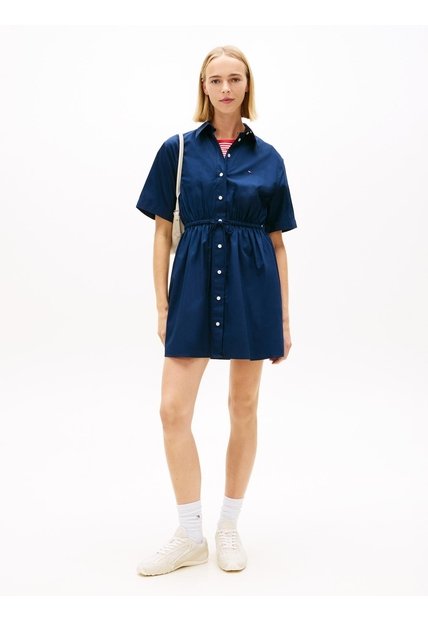 Vestido Multicolor De Rayas Con Corte Amplio Tommy Jeans