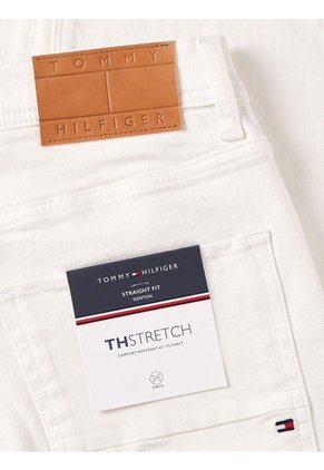 Pantalón Blanco Denton De Corte Recto Tommy Hilfiger