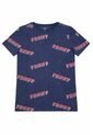 Camiseta Azul Oscuro Con Estampado AOP Tommy Hilfiger de Tommy Hilfiger