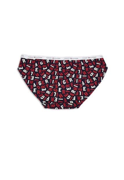 Bikini Azul Oscuro Con Logo En La Cintura Tommy Hilfiger