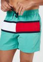 Traje de Baño Verde-Azul-Rojo-Blanco Tommy Hilfiger de Tommy Hilfiger