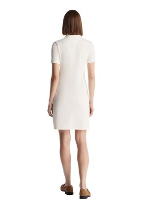 Vestido Blanco Tipo Polo 1985 De Corte Slim Tommy Hilfiger