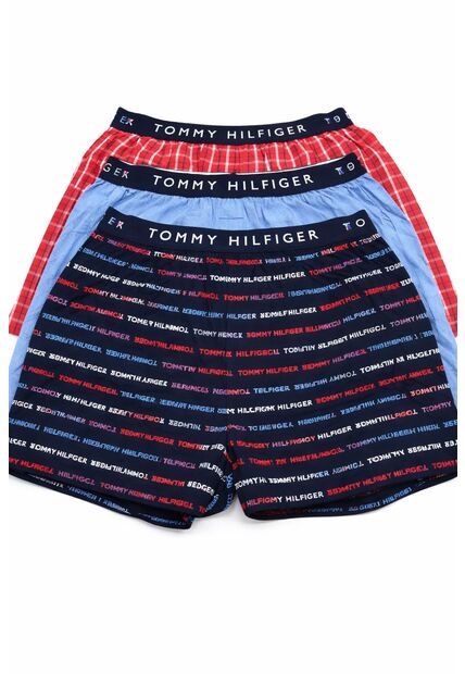 Pack De Bóxers Verde Tejidos Tommy Hilfiger