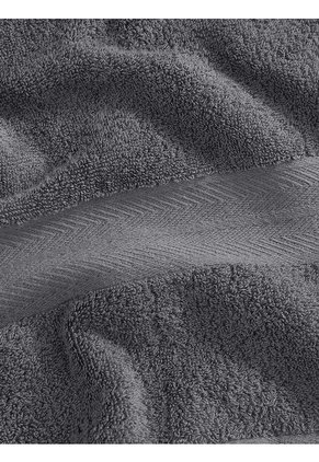 Toalla De Baño Gris Con Logo Tommy Hilfiger