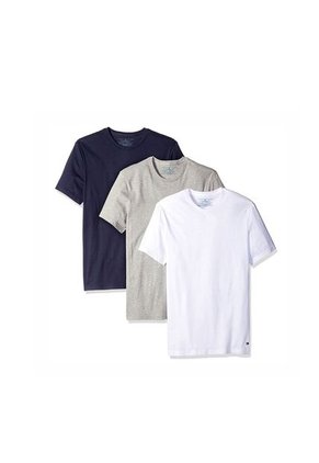 Pack Azul Oscuro De 3 Camisetas De Cuello Redondo Con Logo Tommy Hilfiger