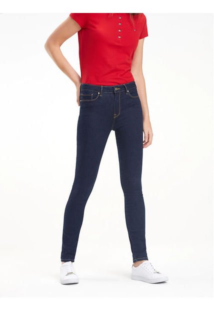 Jeans Como Heritage De Corte Skinny Mujer Azul Tommy Hilfiger