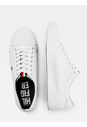 Tenis Iconic Con Panel A Contraste Hombre Blanco Tommy Hilfiger