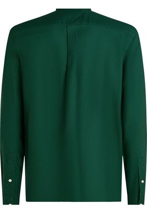 Camisa Verde De Corte Regular Con Logo Bordado Tommy Hilfiger