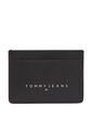 Tarjetero Negro Con Logo Lineal Tommy Hilfiger de Tommy Hilfiger