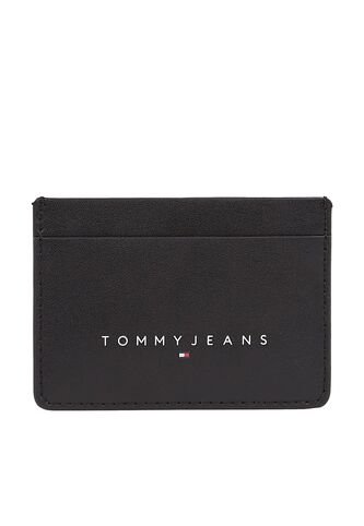Tarjetero Negro Con Logo Lineal Tommy Hilfiger Tommy Hilfiger