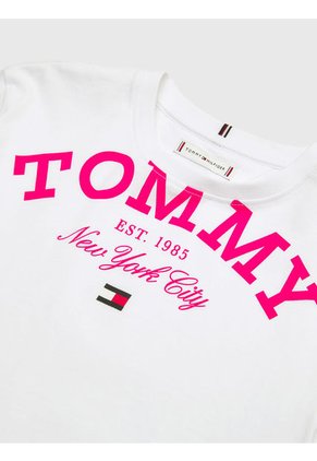 Camiseta De Niña Oversize Con Logo Tommy Hilfiger