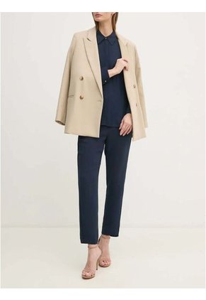 Camisa Azul De Corte Amplio Y Tapeta Oculta Tommy Hilfiger