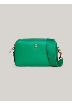 Bolso Verde Bandolera Essential Con Cinta Distintiva Tommy Hilfiger